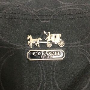 Coach fabric black bag